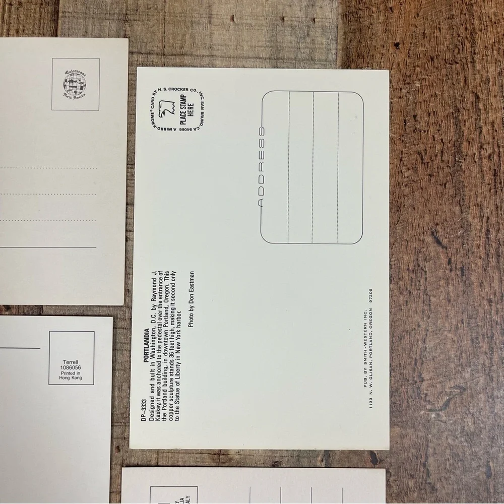 Vintage Oregon 80's Postcard Bundle Pack Downtown Architecture
